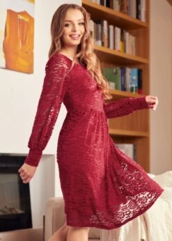 Dazzling In The Discotheque Turtleneck Dress