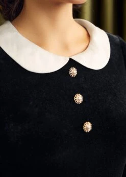 Twirling In Time Fit & Flare Dress 13 Twirling In Time Fit & Flare Dress -ModCloth 207755 BLK 7