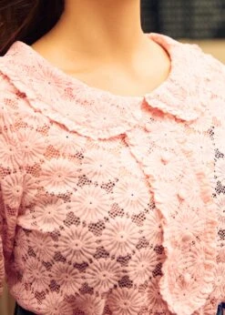 Charismatic Classic Peter Pan Top -ModCloth 207759 Pink 7