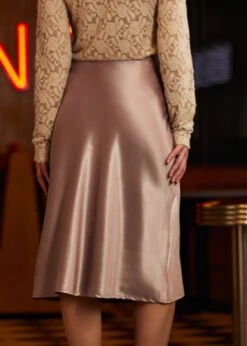 A Little Love Bias Midi Skirt 10 A Little Love Bias Midi Skirt -ModCloth 207773 DUSTYROSE 3