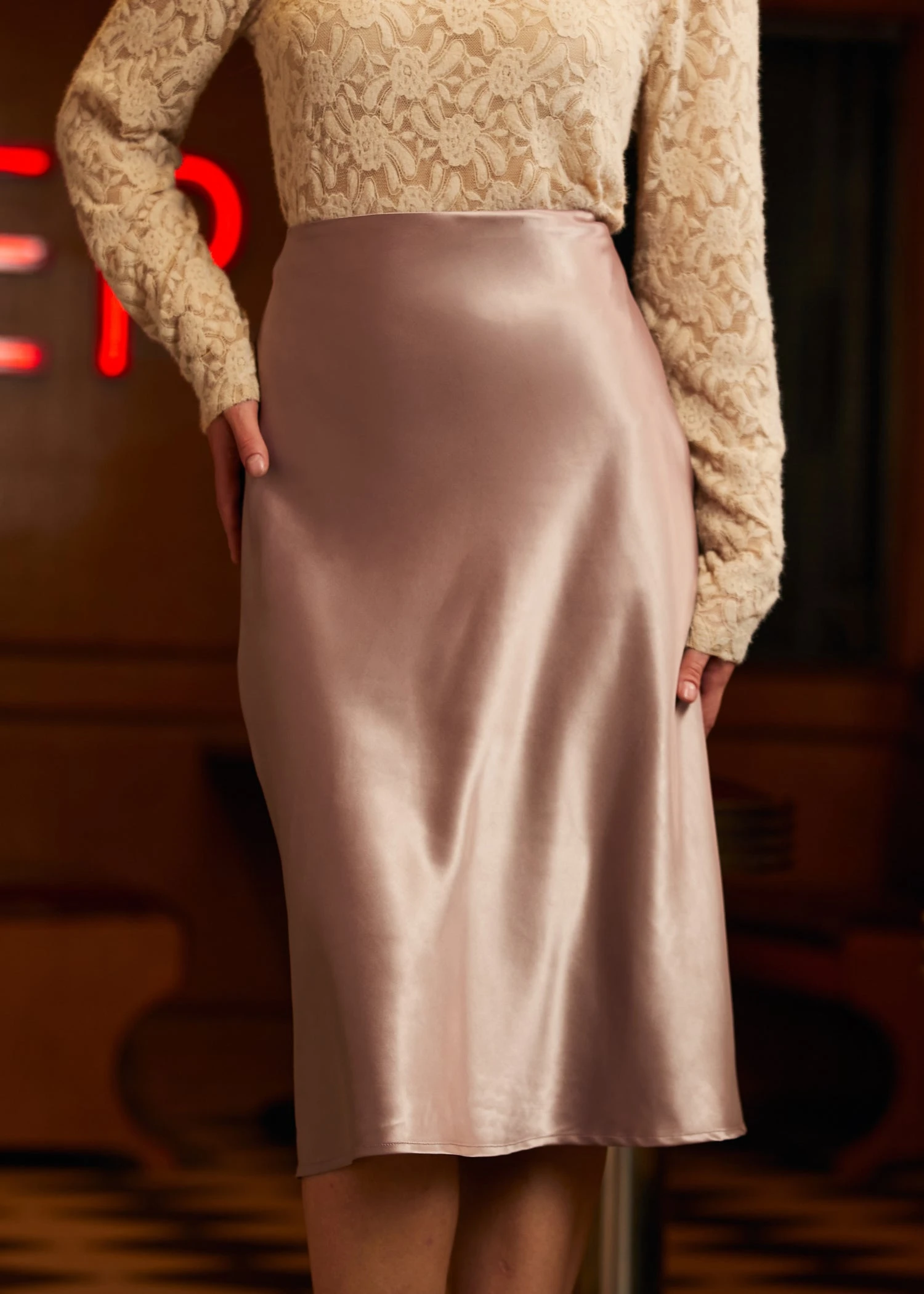 A Little Love Bias Midi Skirt 4 A Little Love Bias Midi Skirt - Image 2