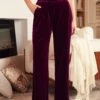 Living It Up Wide Leg Pants -ModCloth 207787 Raisin 2