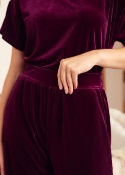 ModCloth Living It Up Raisin Knit Wide Leg Pants – High-Waisted Elastic Pull-On Trousers 10 ModCloth Living It Up Raisin Knit Wide Leg Pants – High-Waisted Elastic Pull-On Trousers -ModCloth 207787 Raisin 7