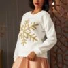 Winter's Whisper Snowflake Sweatshirt