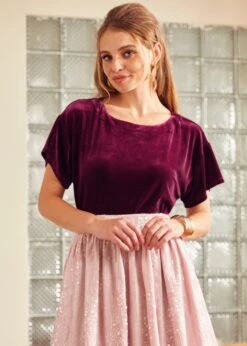 Past Perfections Boatneck Tunic Top