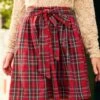 Charmed I'm Sure Bow Dirndl Skirt 2 Charmed I'm Sure Bow Dirndl Skirt -ModCloth 207806 REDPL 1