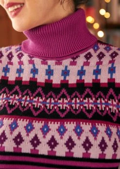 Nostalgic Knit Puff Shoulder Turtleneck -ModCloth 207845 MGNT 7