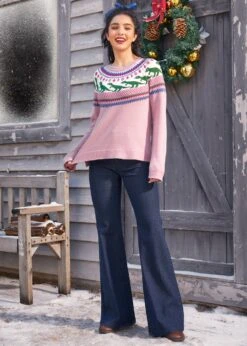Retro Charm Raglan Sweater 12 Retro Charm Raglan Sweater -ModCloth 207846 Pink 1