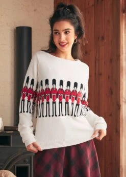 Darling Of The Decades Boatneck Pullover