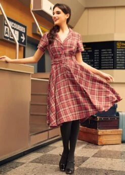 Rustic Elegance Casual Dress -ModCloth 207874 Red 4