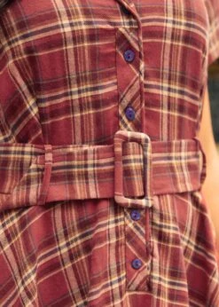 Rustic Elegance Casual Dress -ModCloth 207874 Red 7