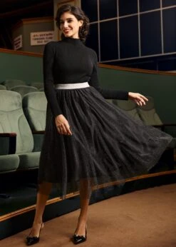 Time Capsule Tulle Midi Skirt