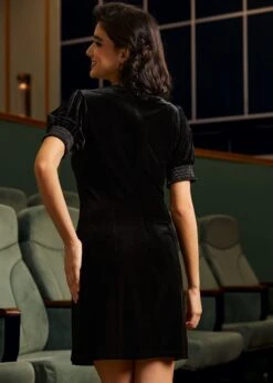 Charleston Charm Square Neck Dress -ModCloth 207884 BLK 3