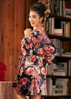 Celestial Silhouette Balloon Sleeve Dress 9 Celestial Silhouette Balloon Sleeve Dress -ModCloth 207885 WINTERFLORAL 3