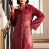 Retro Glam Swing Fur Coat -ModCloth 207894 RED 4