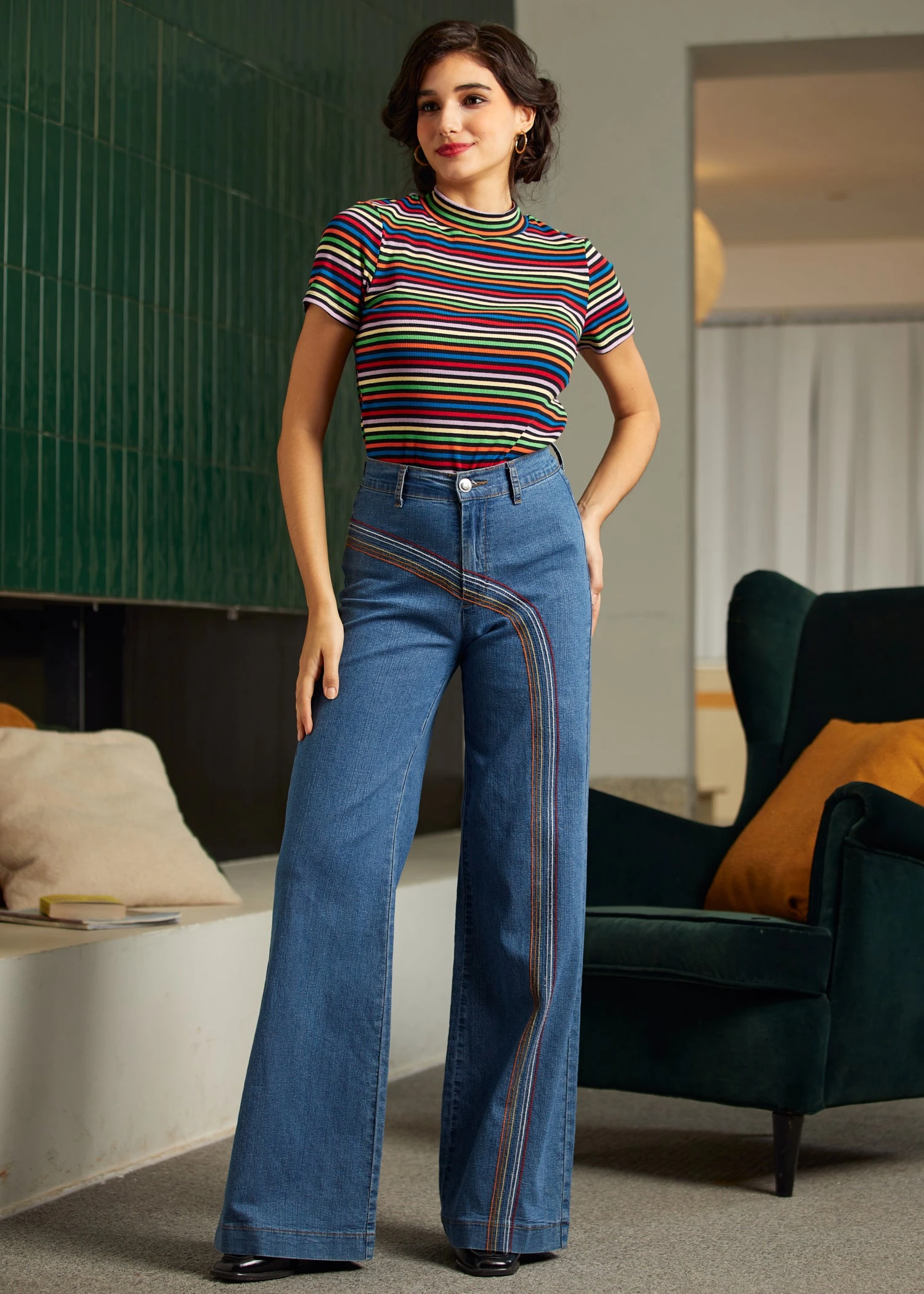 Whispers Of Autumn Mock Neck Top 3 Whispers Of Autumn Mock Neck Top