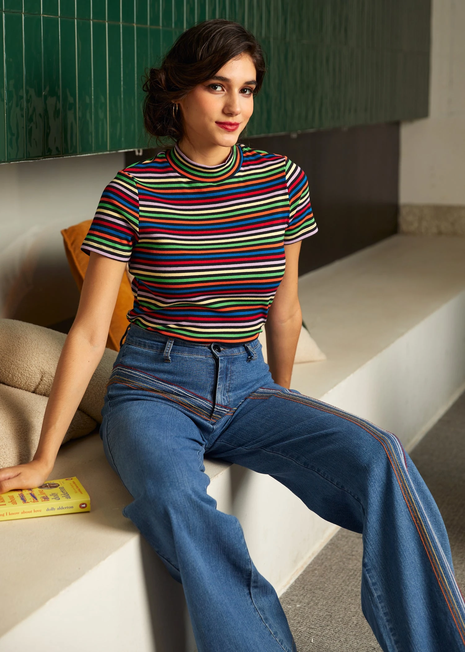 Whispers Of Autumn Mock Neck Top 5 Whispers Of Autumn Mock Neck Top - Image 3