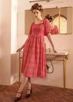 Lilting Love Short Sleeve Babydoll Dress
