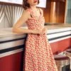 Enchanted Dawn Midi Dress 1 Enchanted Dawn Midi Dress -ModCloth 207982 CHERRY HP 2