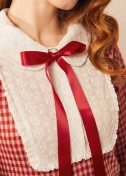 ModCloth Vintage Vision Rose Glimmer Tie-Neck – Retro Knit Mini Dress 11 ModCloth Vintage Vision Rose Glimmer Tie-Neck – Retro Knit Mini Dress -ModCloth 207991 RED 7