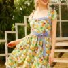 Citrus Serenade Dress -ModCloth 208082 CRPR HP 2