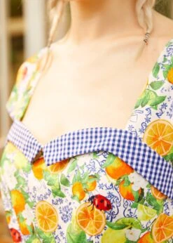 Citrus Serenade Dress 12 Citrus Serenade Dress -ModCloth 208082 CRPR HP 7 2