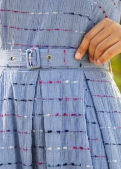 Sailor’s Reverie Fit & Flare Dress -ModCloth 208122 DENIMBLU 7