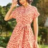 Jazz Age Jive Shirt Dress -ModCloth 208135 PINKCHERRY 1