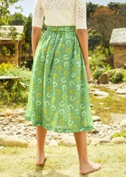 Golden Hour Glide Skirt 9 Golden Hour Glide Skirt -ModCloth 208145 GRNHOUSESHOE HP 3