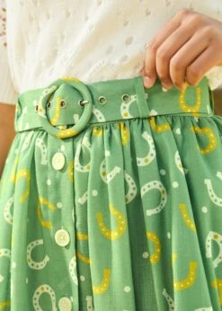 Golden Hour Glide Skirt 11 Golden Hour Glide Skirt -ModCloth 208145 GRNHOUSESHOE HP 7