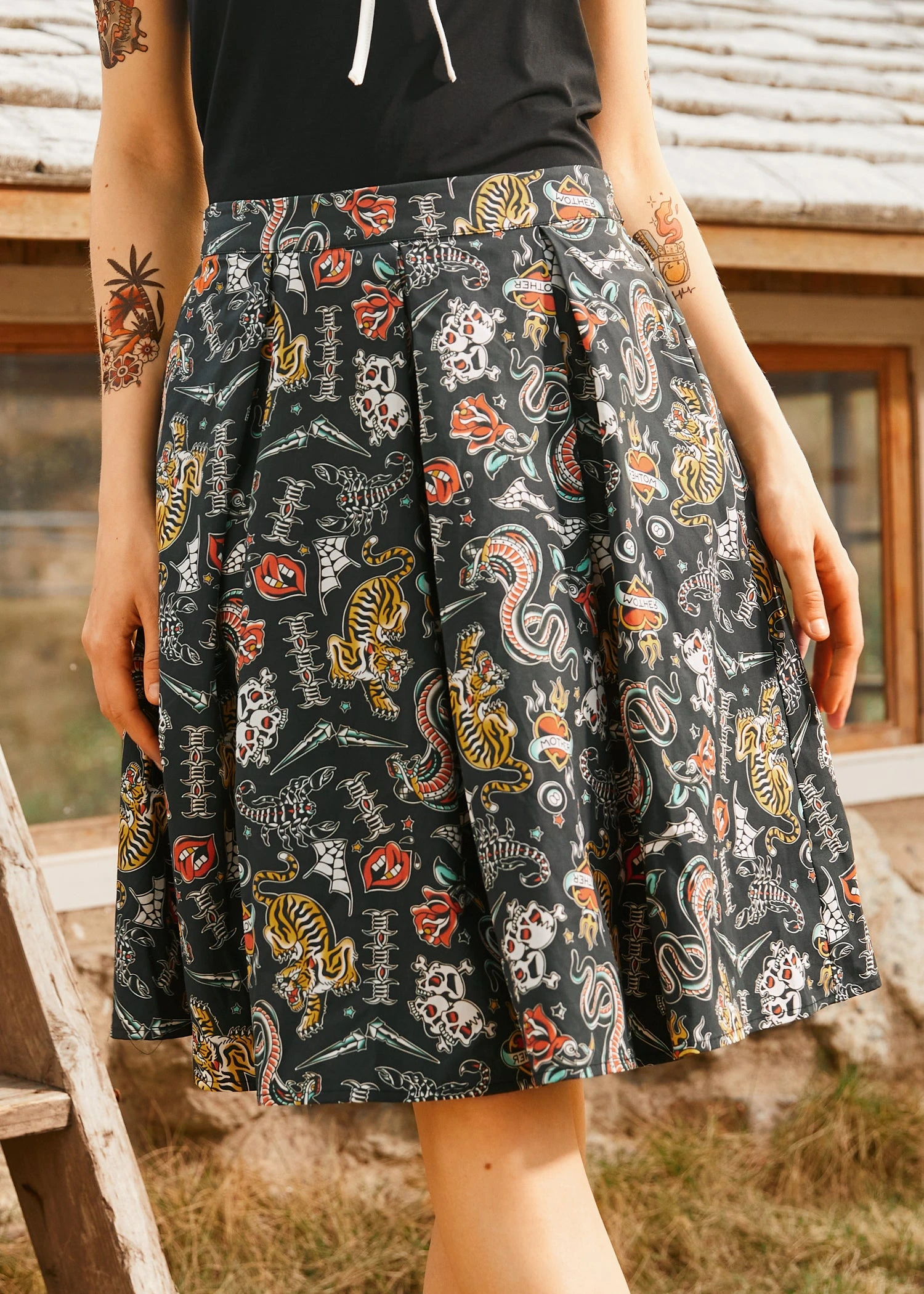 Inked & Iconic Skirt 5 Inked & Iconic Skirt - Image 3