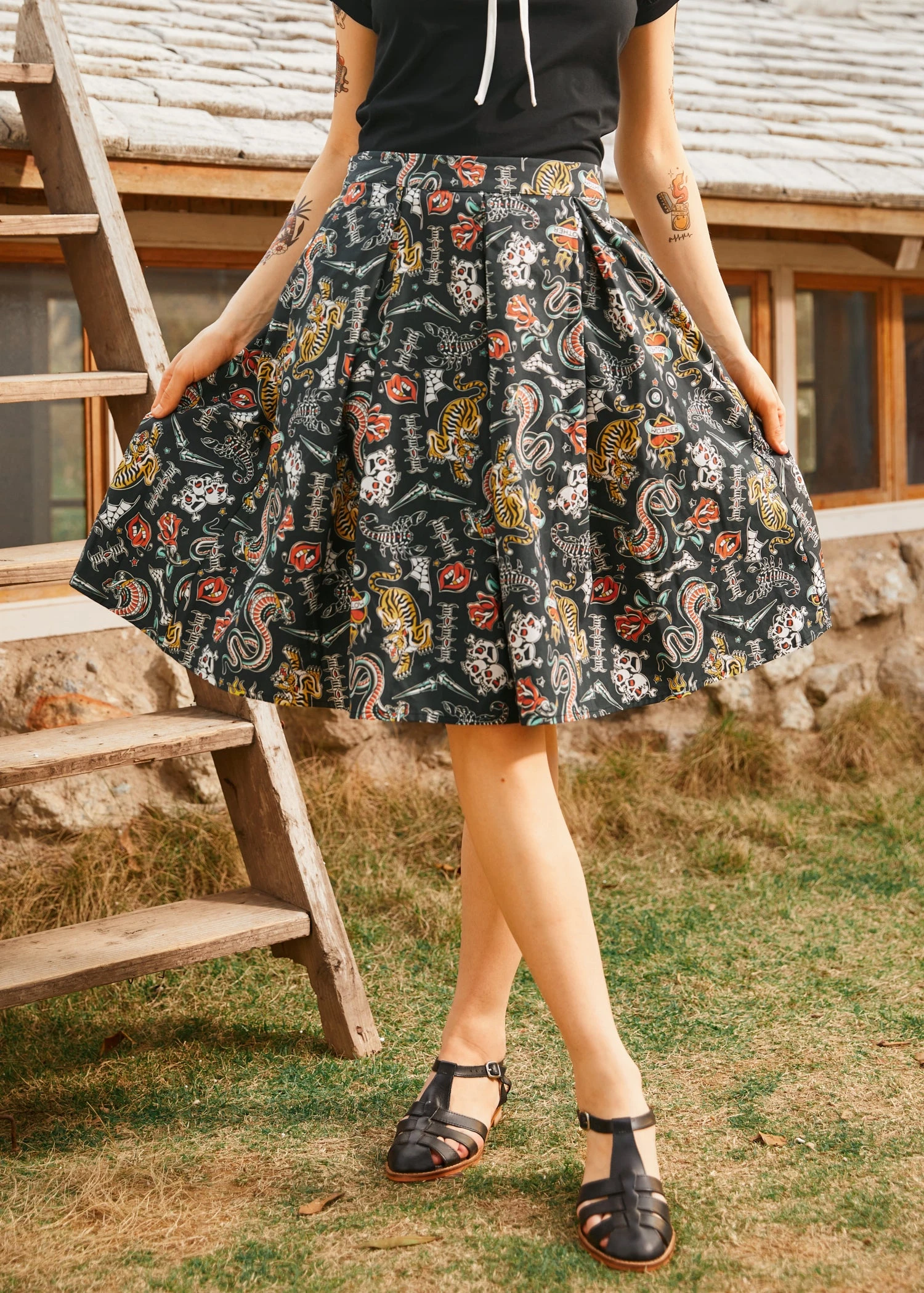 Inked & Iconic Skirt 3 Inked & Iconic Skirt