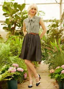 The Garden Stroll Bow Blouse