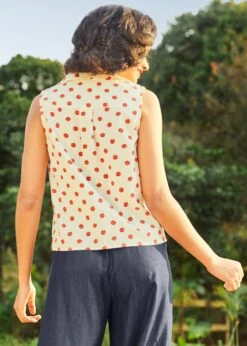 Gala Glitter Sleeveless Blouse -ModCloth 208211 MINISTRAWBERRY 3