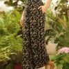 ModCloth Whispers In The Garden Floral Print Wide-Leg Palazzo Pants -ModCloth 208313 BLKPR HP 2