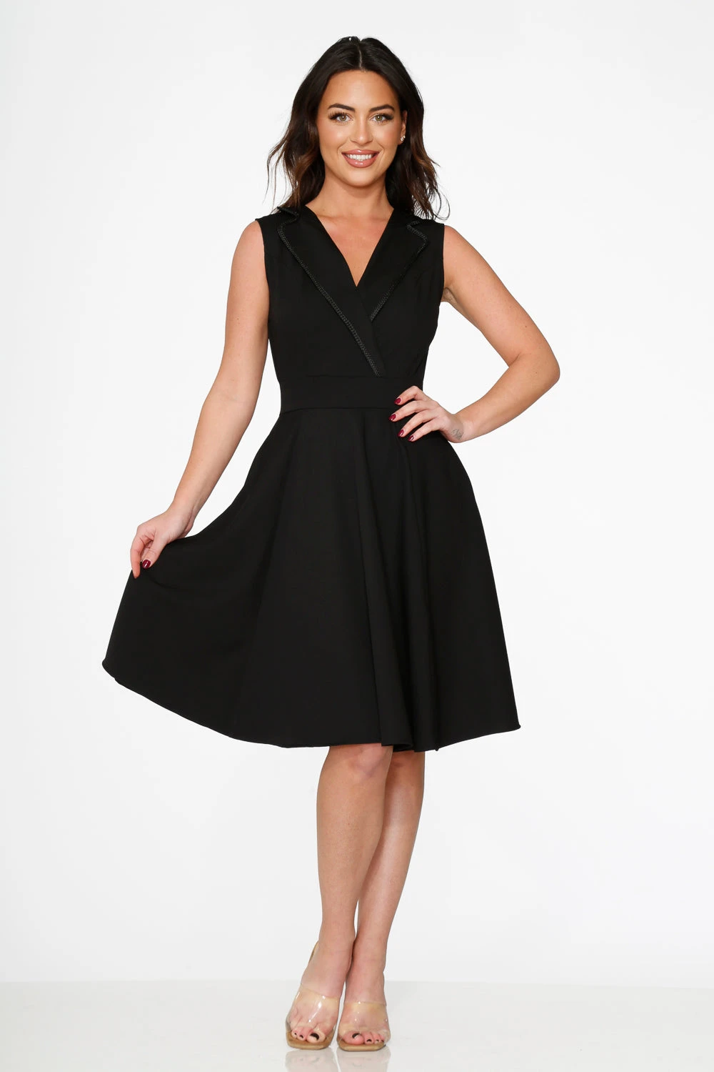 Black Swing Dress 3 Black Swing Dress