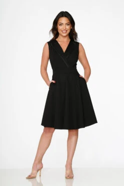 Black Swing Dress 15 Black Swing Dress -ModCloth 21950 Black Swing Dress 4