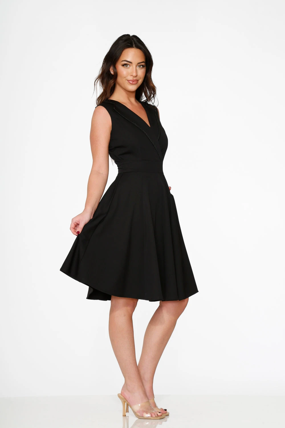 Black Swing Dress 5 Black Swing Dress - Image 3