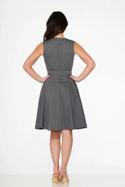 Grey Jenny Swing Dress 11 Grey Jenny Swing Dress -ModCloth 21951 Gray Swing Dress 19