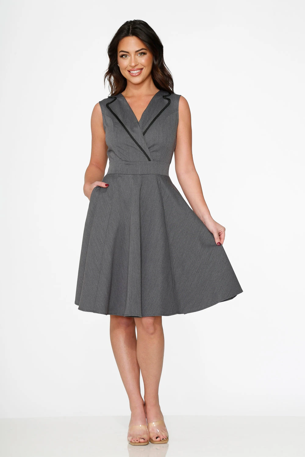 Grey Jenny Swing Dress 3 Grey Jenny Swing Dress