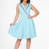 Blue Jenny Swing Dress -ModCloth 21955 Blue Swing Dress 4