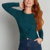 A Twist Of Fun Long Sleeve Knit Top -ModCloth 2196d96797f3291921a63f810a7b7c21