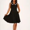Black & White Swing Dress 1 Black & White Swing Dress -ModCloth 23810BlackWhiteSwingDress 3