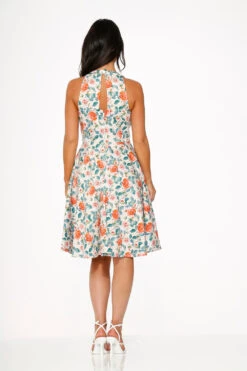 Pink Floral Swing Dress -ModCloth 23870 Pink Floral Swing Dress 13