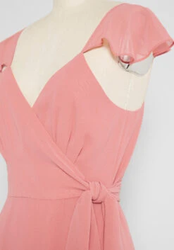 Hutch Creamy Pink Ruffle Trim Midi Wrap Dress – Feels Like Summer Fit-and-Flare 7 Hutch Creamy Pink Ruffle Trim Midi Wrap Dress – Feels Like Summer Fit-and-Flare -ModCloth 239e8e4b42497a4958dcb73672f21a2c