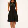 Black & White Piping Swing Dress 2 Black & White Piping Swing Dress -ModCloth 24230BlackWhitePipingSwingDress 1
