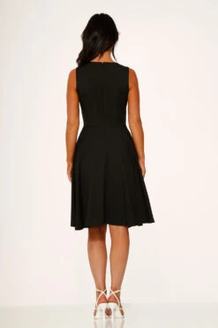 Black & White Piping Swing Dress 14 Black & White Piping Swing Dress -ModCloth 24230 Black White Piping Swing Dress 12