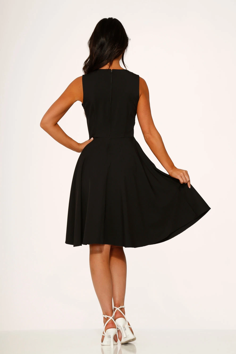 Black & White Piping Swing Dress 9 Black & White Piping Swing Dress - Image 7