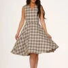 Yellow Plaid Swing Dress 2 Yellow Plaid Swing Dress -ModCloth 24290 Yellow Plaid Dress 11