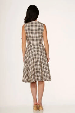 Yellow Plaid Swing Dress -ModCloth 24290 Yellow Plaid Dress 12